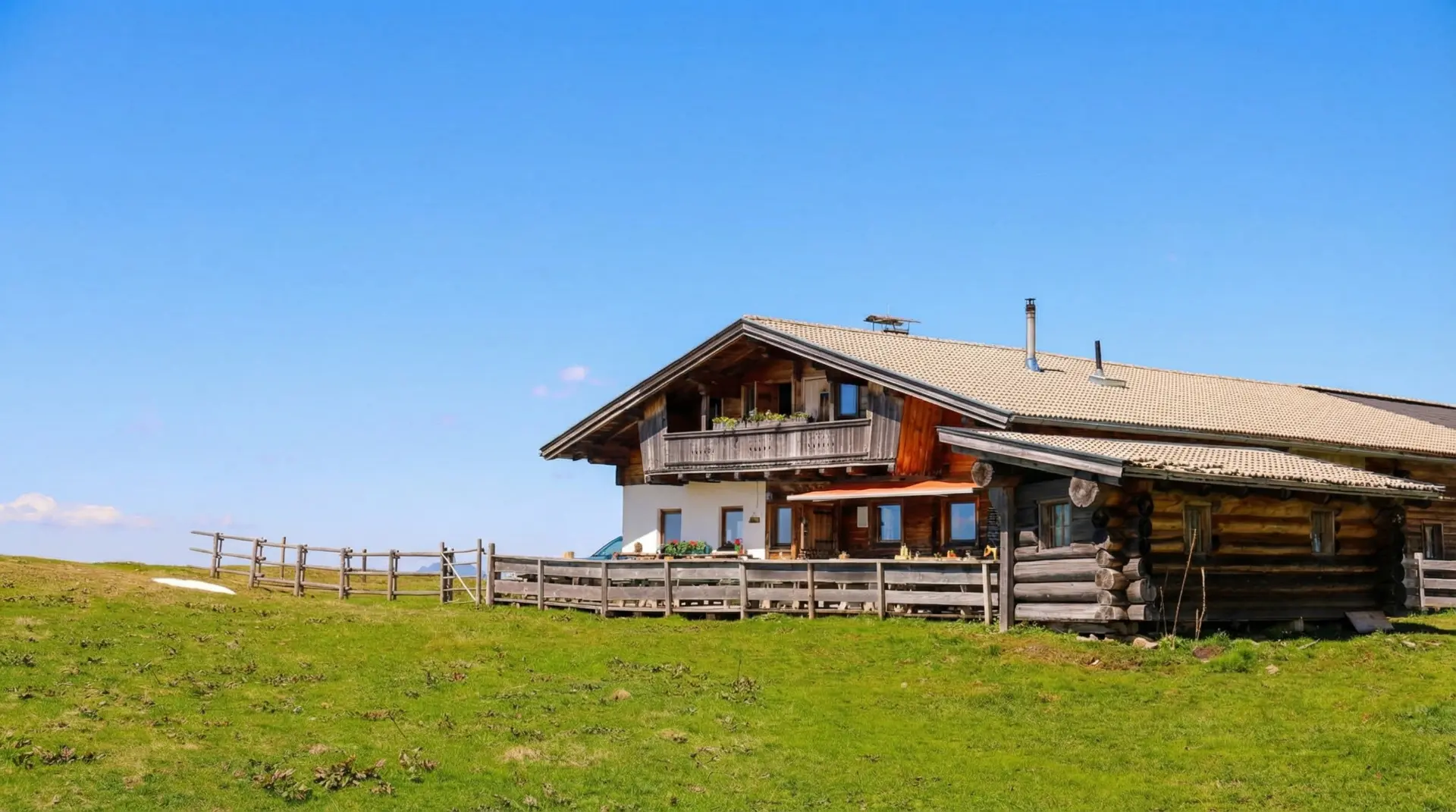 Almhütte Weitwinkel